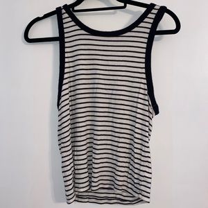 American Eagle Striped Short Length Tank